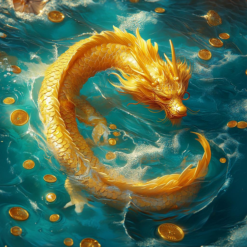 微醺夜話-事業騰飛頭像 | 金龍戲水,流水生財
